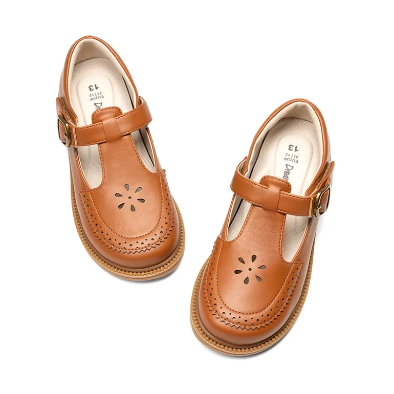 Girls’ Non-Slip T-Strap Mary Janes