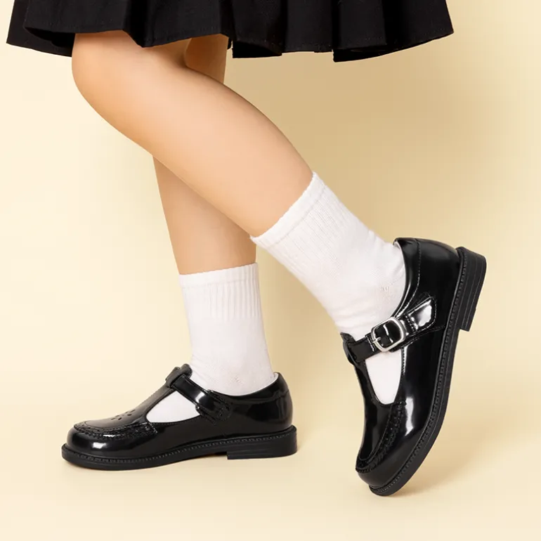 Girls’ Non-Slip T-Strap Mary Janes