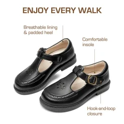 Girls’ Non-Slip T-Strap Mary Janes