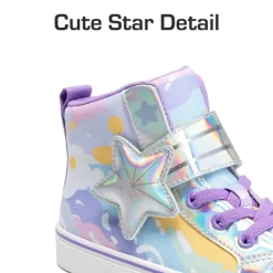 Girls’ Ombre High-Top Sneakers
