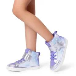 Girls’ Ombre High-Top Sneakers