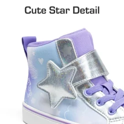 Girls’ Ombre High-Top Sneakers