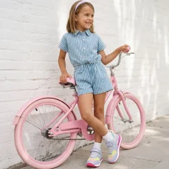 Girls’ Retro Sporty Lightweight Mesh Tennis Shoes