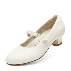 Girls' Rhinestone Mary Jane Low Heels
