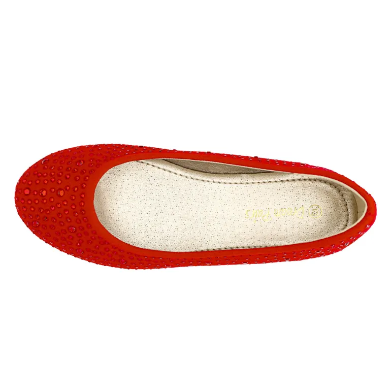 Girl's Slip-On Party Ballerina Flats