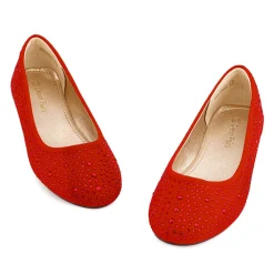 Girl's Slip-On Party Ballerina Flats