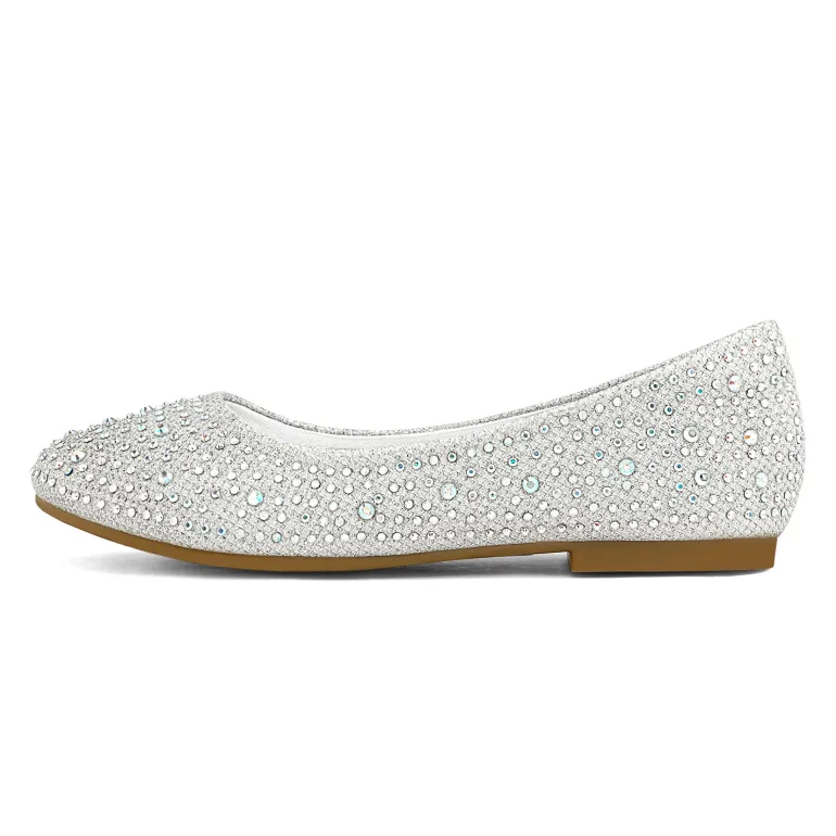 Girl's Slip-On Party Ballerina Flats