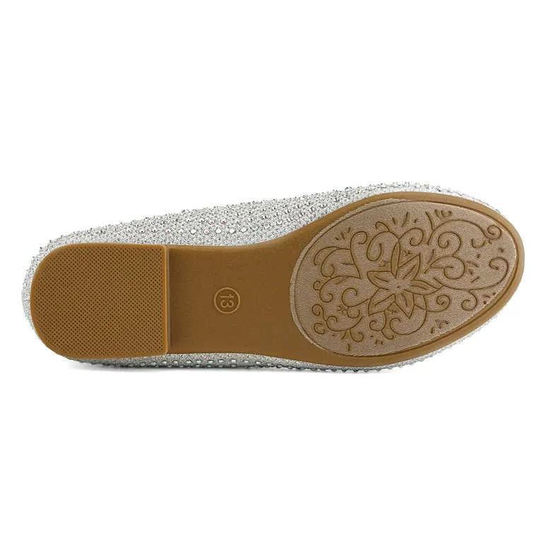 Girl's Slip-On Party Ballerina Flats