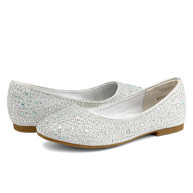 Girl's Slip-On Party Ballerina Flats