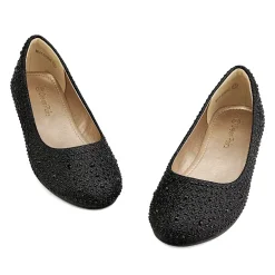 Girl's Slip-On Party Ballerina Flats