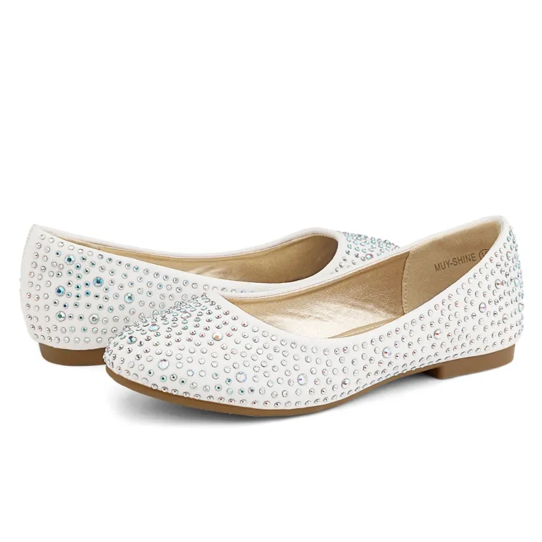 Girl's Slip-On Party Ballerina Flats