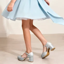 Girls’ Square Toe Adjustable Strap Dress Shoes