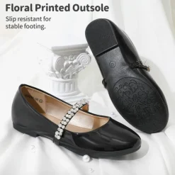 Girl's Strap Mary Jane Ballerina Flats