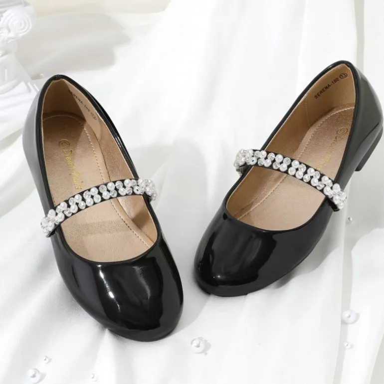 Girl's Strap Mary Jane Ballerina Flats