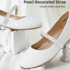 Girl's Strap Mary Jane Ballerina Flats
