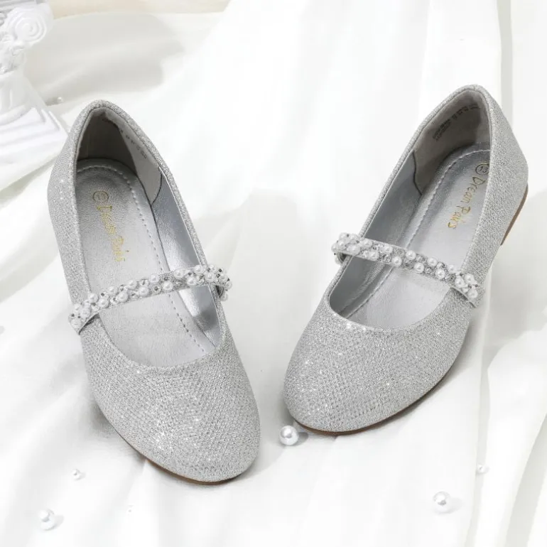 Girl's Strap Mary Jane Ballerina Flats