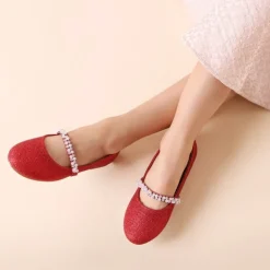 Girl's Strap Mary Jane Ballerina Flats