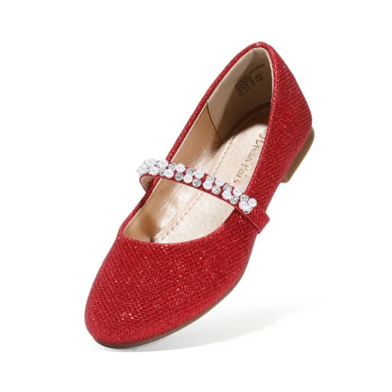 Girl's Strap Mary Jane Ballerina Flats