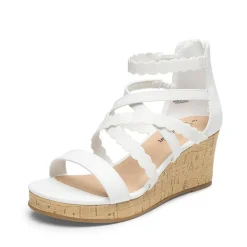 Girls' Strappy Wedge Sandals