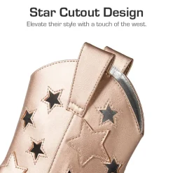 Girls' Stylish Western Cowgirl Boots