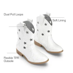 Girls' Stylish Western Cowgirl Boots
