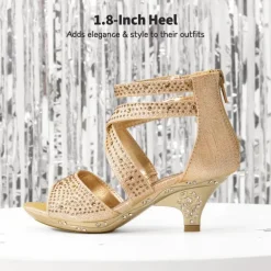 Girls Toddler Rhinestones Sandals