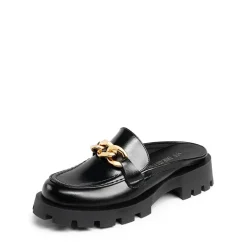 Golden Chain Slip On Mules