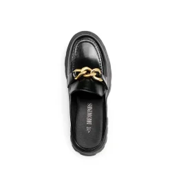 Golden Chain Slip On Mules