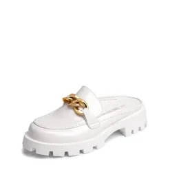 Golden Chain Slip On Mules