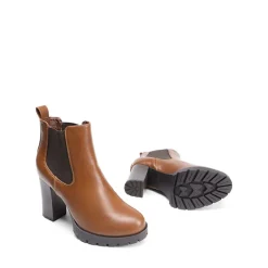 High Heel Chunky Chelsea Boots