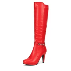 High Heel Knee High Boots