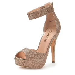 High Heel Stiletto Ankle Strap Platform Pumps