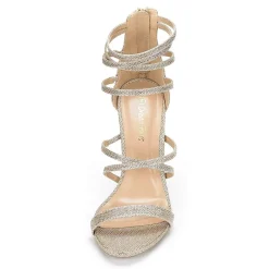High Heel Strappy Pump Sandals