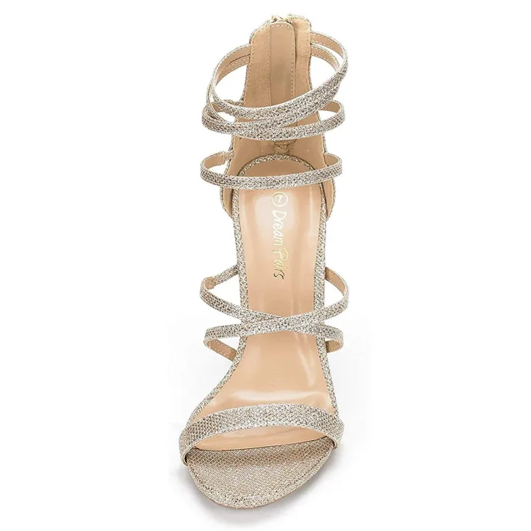 High Heel Strappy Pump Sandals