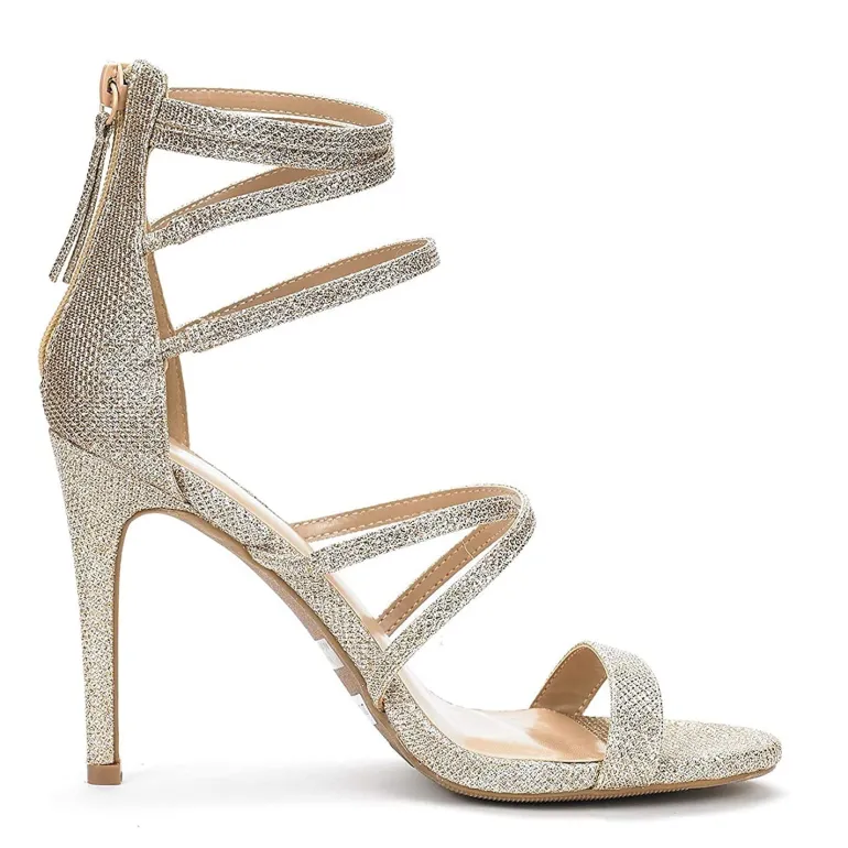 High Heel Strappy Pump Sandals