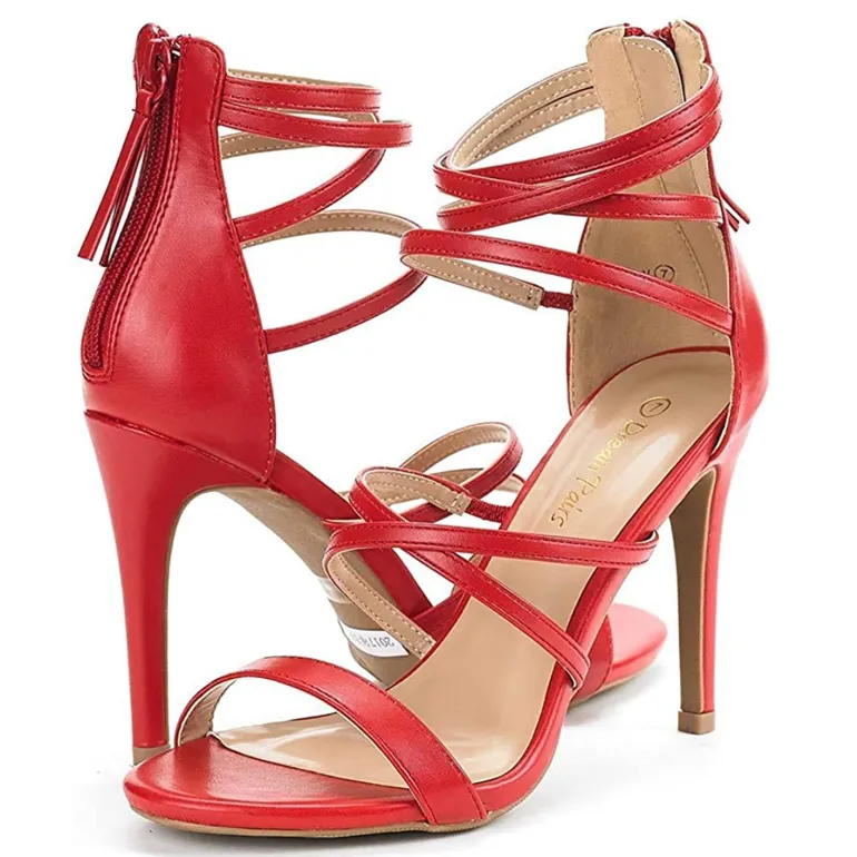 High Heel Strappy Pump Sandals