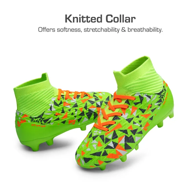 High-top Slip-Resistant Soccer Shoes