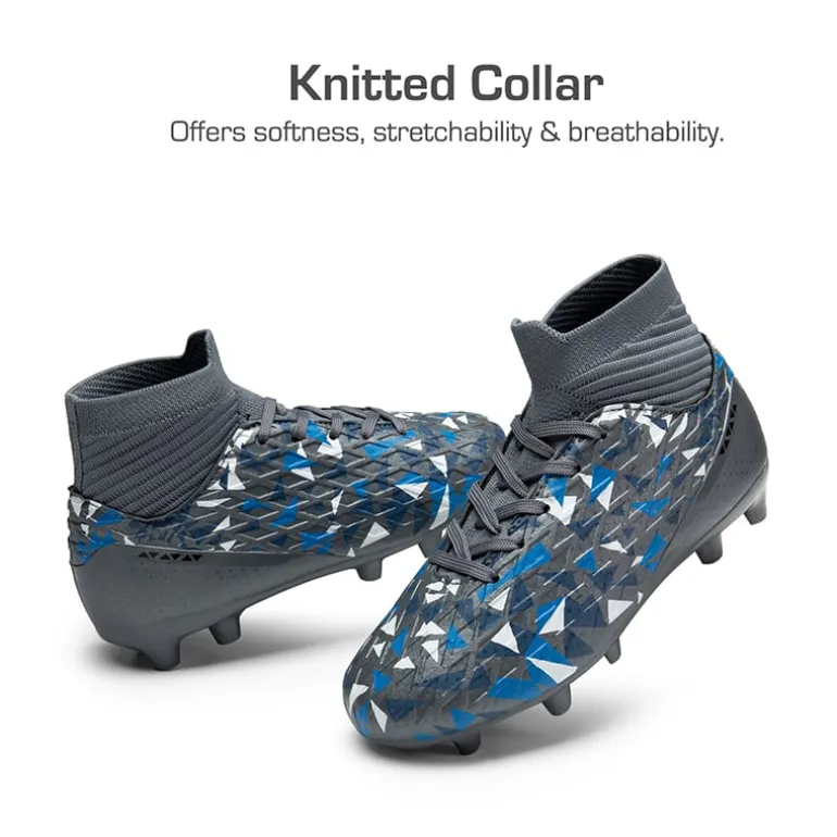 High-top Slip-Resistant Soccer Shoes