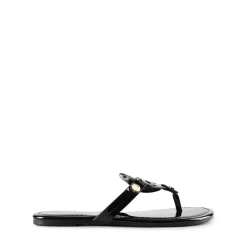 Hollow Cut-Out Thong Flat Sandals