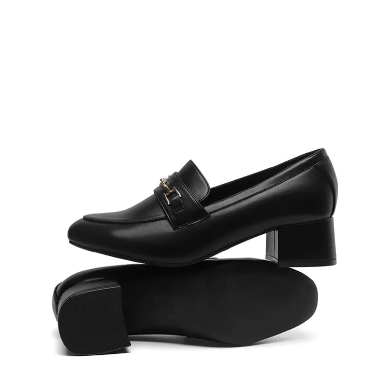 Horse Bit Detail Chunky Loafers
