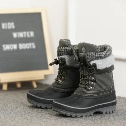 Insulated Snow Kids Waterproof Boots