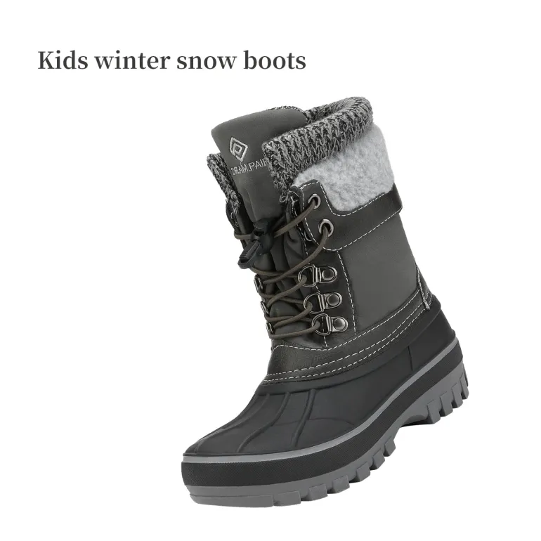 Insulated Snow Kids Waterproof Boots