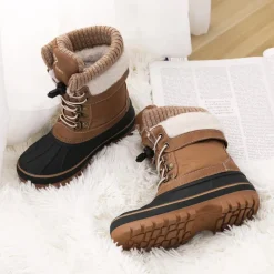 Insulated Snow Kids Waterproof Boots