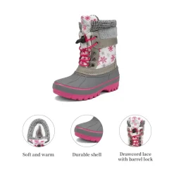 Insulated Snow Kids Waterproof Boots
