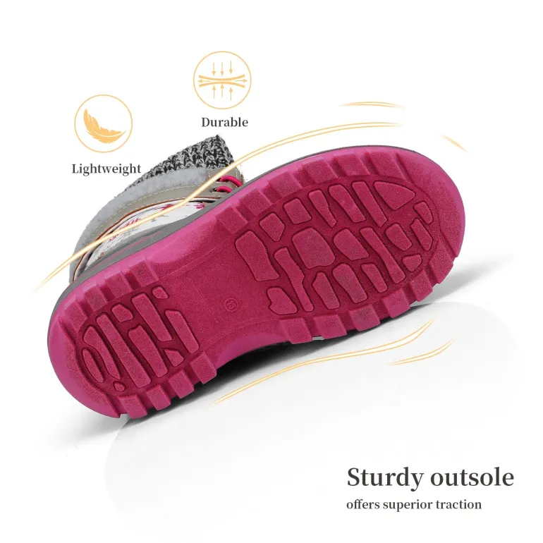 Insulated Snow Kids Waterproof Boots