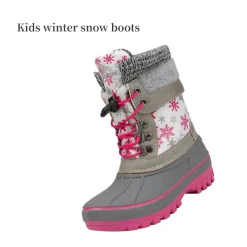 Insulated Snow Kids Waterproof Boots