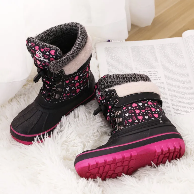 Insulated Snow Kids Waterproof Boots