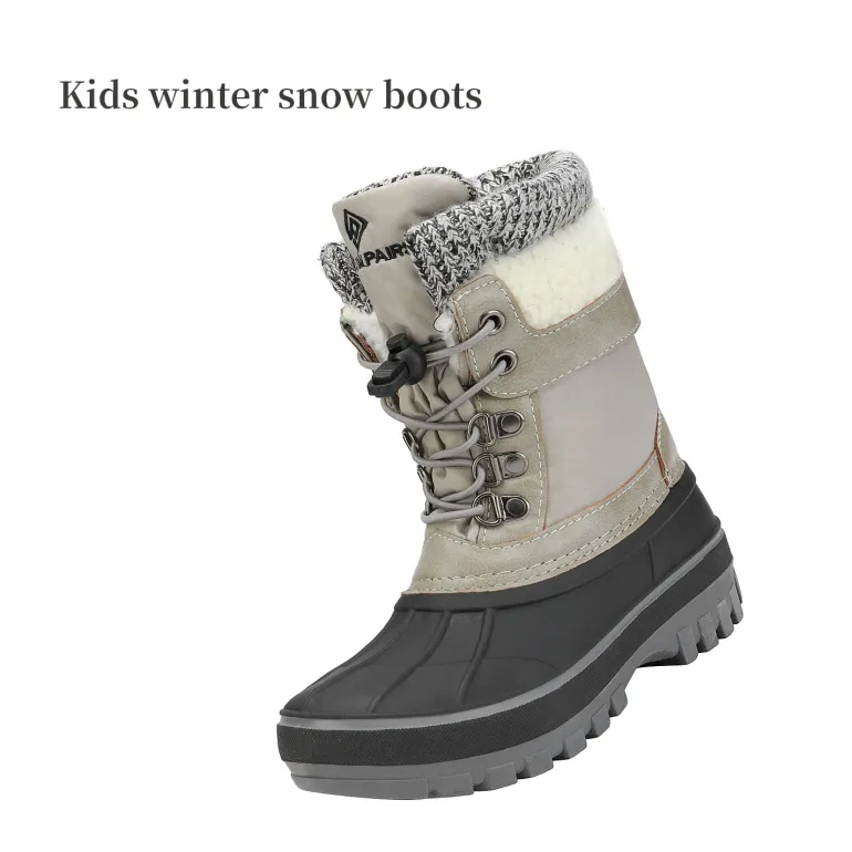 Insulated Snow Kids Waterproof Boots