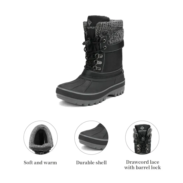 Insulated Snow Kids Waterproof Boots