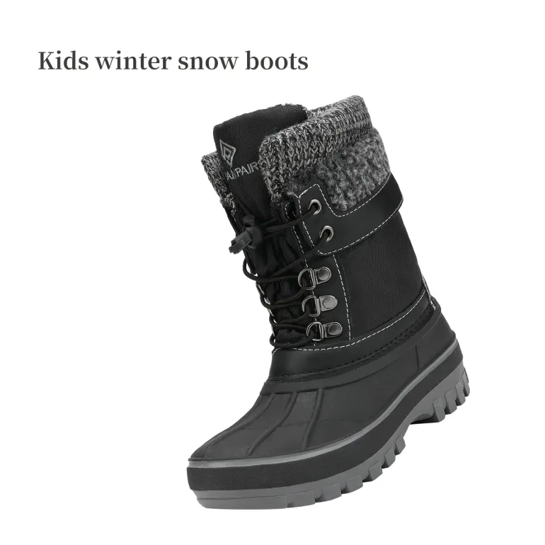 Insulated Snow Kids Waterproof Boots